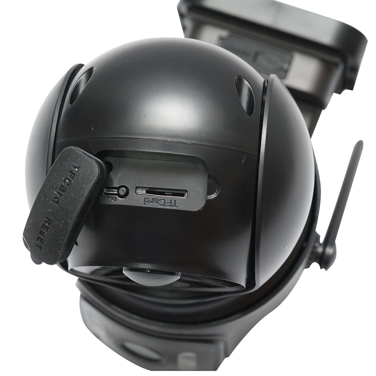 Camera supraveghere lentila duala 4 MP cu panou solar 7.6W, baterie 18650 incarcare rapida, WIFI 2.4 GHz, rotativa 360 grade PTZ cu senzor de miscare, detectie umana PIR, alarma, night vision si aplicatie iCSee